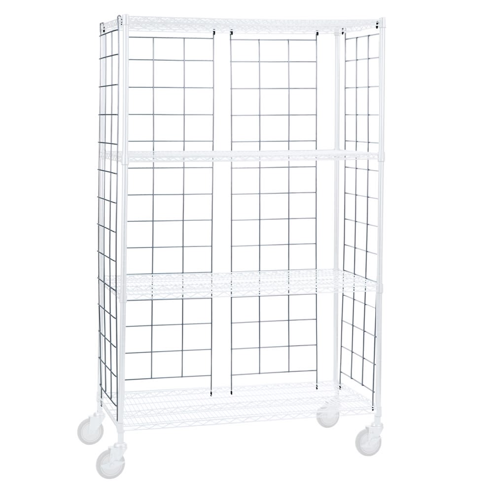 GuestSupply US | R&B Wire Chrome Plated Side and Rear Enclosure